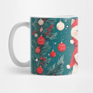 Meowy Christmas Mug